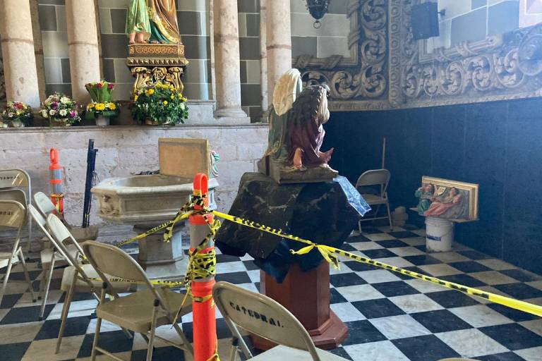 Avanzan las obras de embellecimiento en la Catedral de Mazatlán