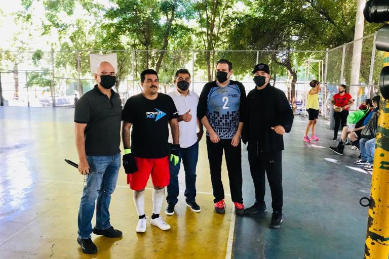 Heriberto Osuna asiste a entrenamientos de Selección de Golbol