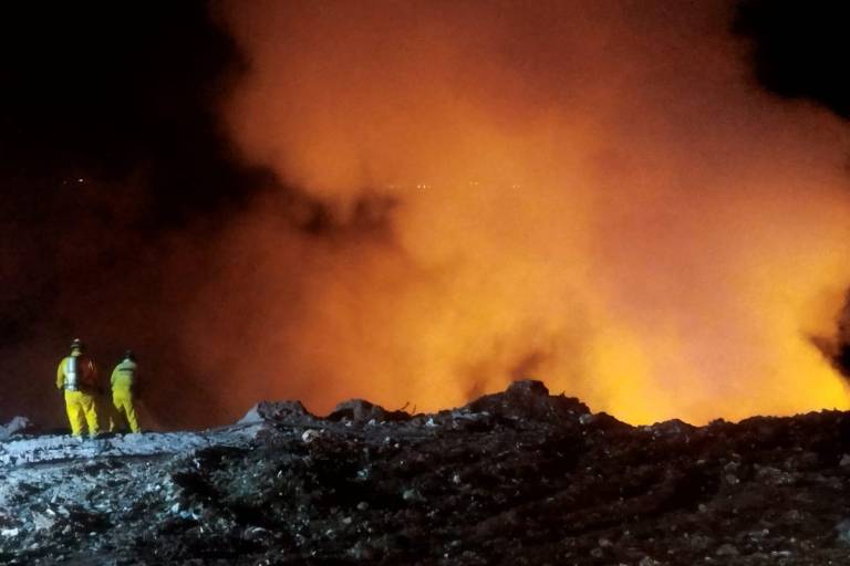 Se incendia el Basurón Municipal de Culiacán
