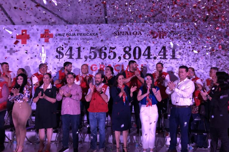 Juntos alcanzan la meta de Cruz Roja Delegación Sinaloa