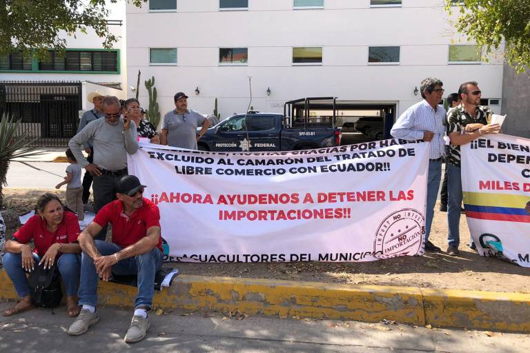 Productores de camarón piden a AMLO cerrar frontera a importaciones