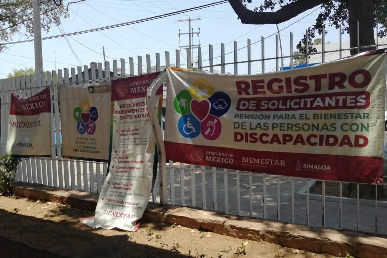 Amplían fechas de registro para la Pensión de Bienestar para discapacitados en Sinaloa