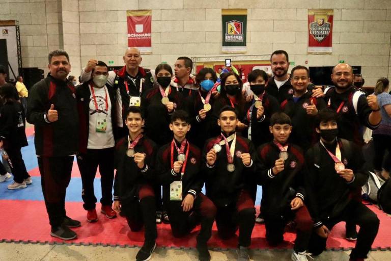 El karate sinaloense arranca los Nacionales Conade con un oro, tres platas y un bronce
