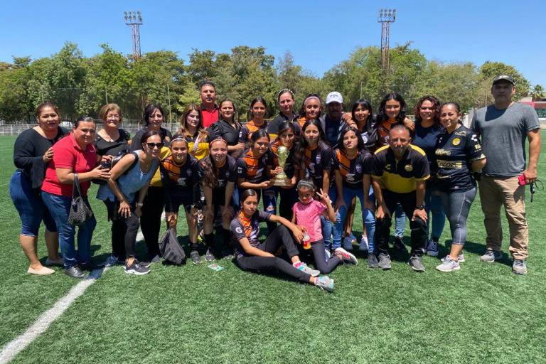 Doradas de Sinaloa, bicampeonas de la Liga Nacional Femenil Sub 13