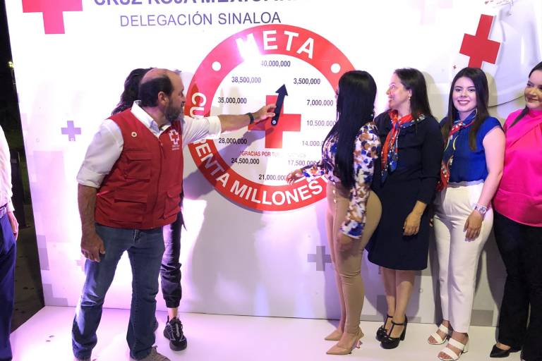 Juntos alcanzan la meta de Cruz Roja Delegación Sinaloa