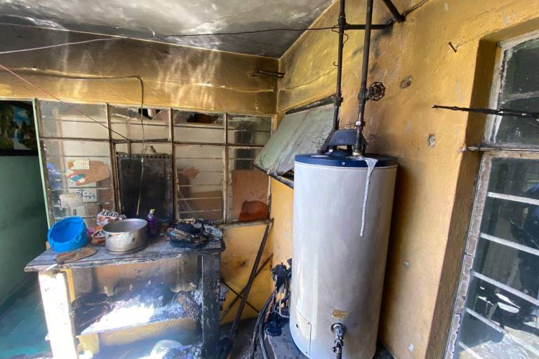 Propietario de vivienda resulta lesionado en conato de incendio en Mazatlán