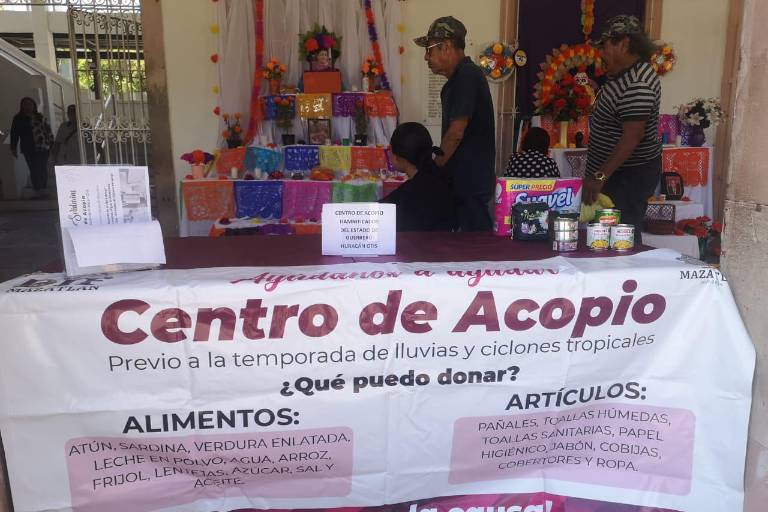 Abren centro de acopio en Mazatlán en apoyo a damnificados de Guerrero