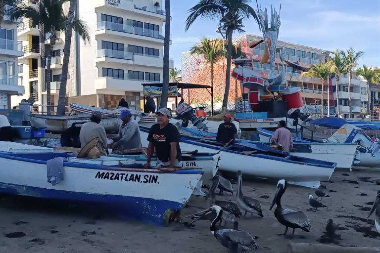 Pescadores de Playa Norte reportan situación crítica en capturas por el clima frío