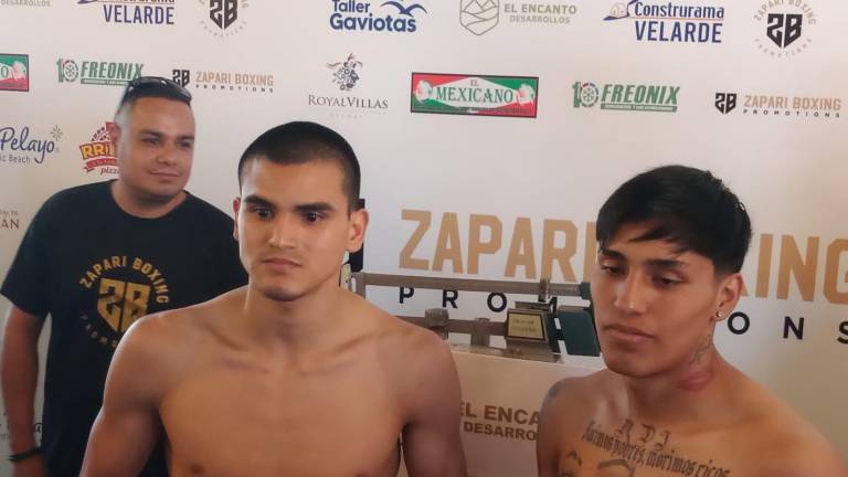 Alan Contreras y César Lara salen en orden con la romana.