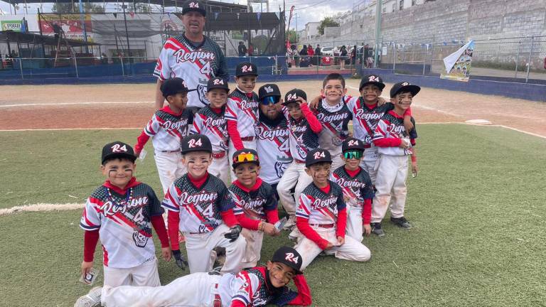 Región 4-Mazatlán ha impuesto su mejor juego en el Nacional 5-6 años que tiene lugar en Chihuahua.