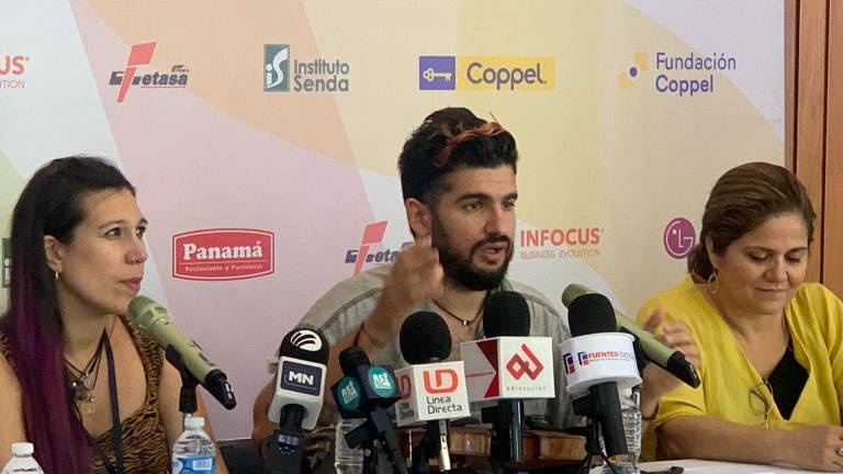 Tania Bernaez, Jorge Guillén, mejor conocido como “Strad, el Violinista rebelde” y Leonor Quijada.