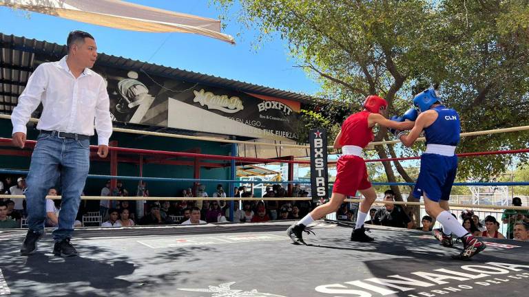 Los pugilistas demostraron su capacidad arriba del entarimado.