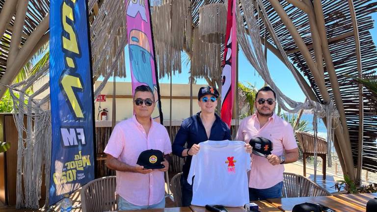 Moisés Vega, Alex Astorga y Aarón Portillo, organizadores del evento.