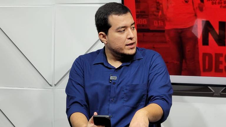 Emmanuel Espinoza Salcido, integrante del CPC Sinaloa, en Noticiero Noroeste.