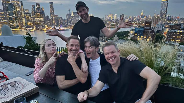 John Krasinski, Emily Blunt, Robert Downey Jr, Cillian Murphy y Matt Damon.