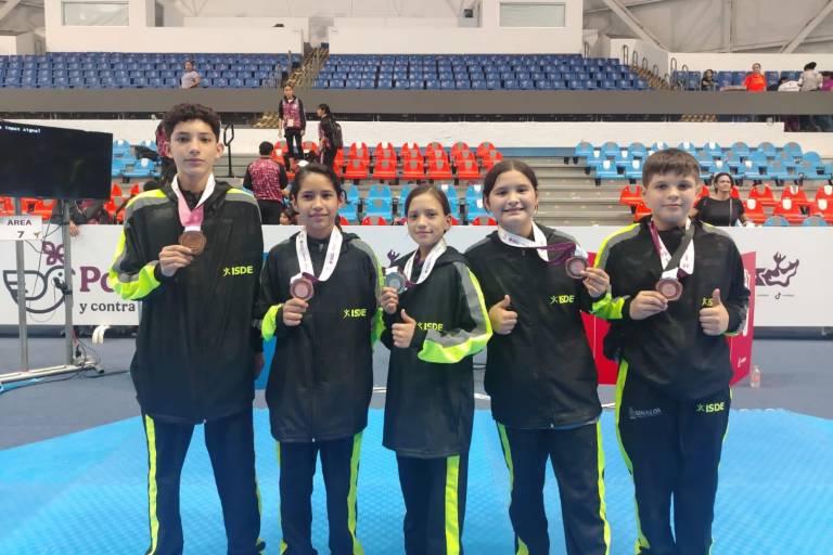 Sinaloa suma cuatro nuevas preseas en taekwondo durante la Olimpiada Nacional Conade 2025