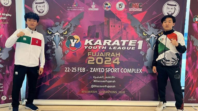 Kaito Daniel y Hayato Francisco ya se encuentran en Emiratos Árabes.