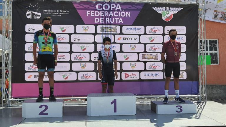 El mazatleco Alejandro Velarde ocupó el tercer lugar de ruta en la Copa Federación, en Hidalgo.