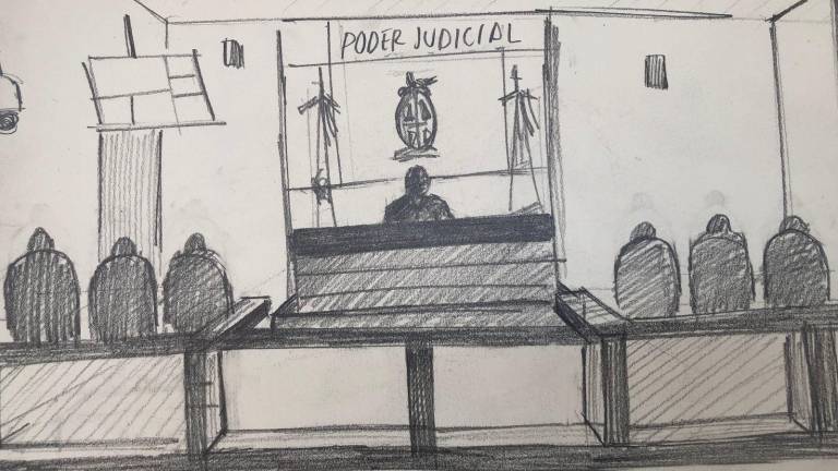Audiencia de cuatro ex funcionarios del gabinete de Luis Guillermo Benítez Torres por el caso Azteca Lighting.