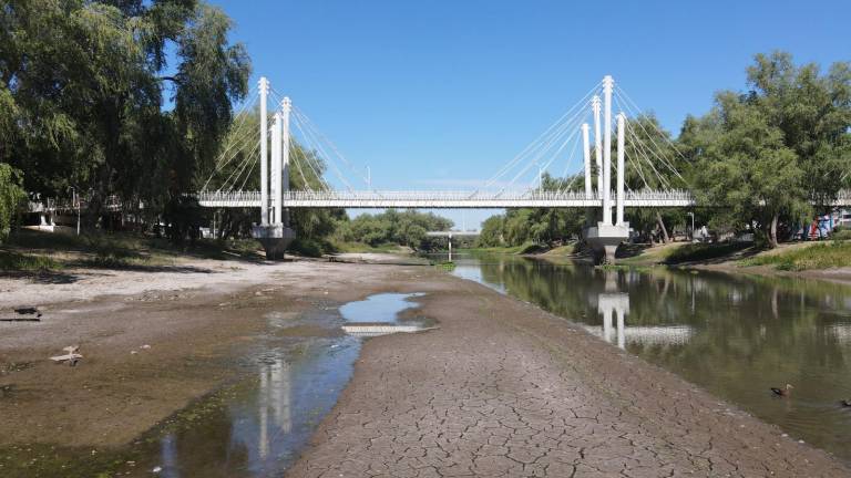 Debido a la sequía, en Culiacán los ríos tienen poca agua.
