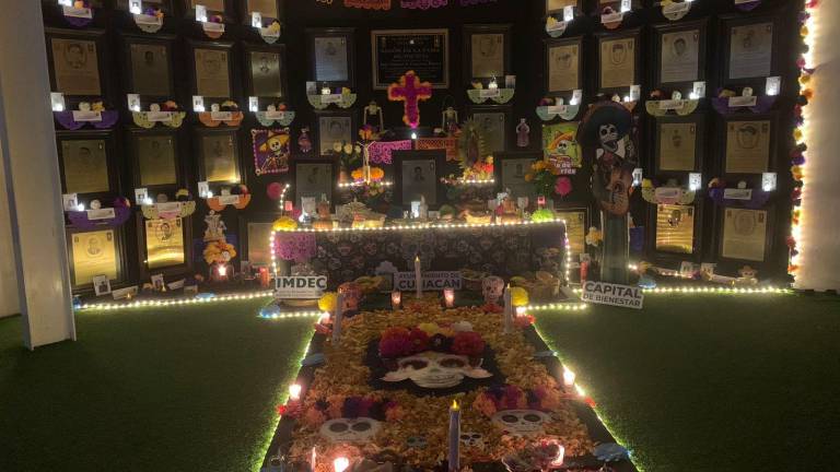 El Altar de Muertos para los integrantes del Salón de la Fama que ya fallecieron.