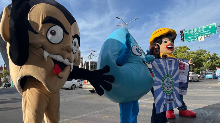 En el Centro de Culiacán ponen en marcha la Jornada Medioambiental por el Día Mundial del Agua.