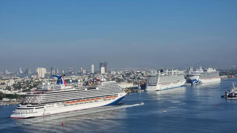 Más de 470 mil pasajeros llegaron a Mazatlán en cruceros durante 2024.
