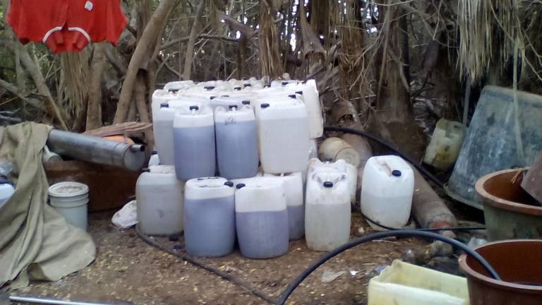 Precursores químicos decomisados en Sinaloa que se utilizan para la elaboración de drogas sintéticas