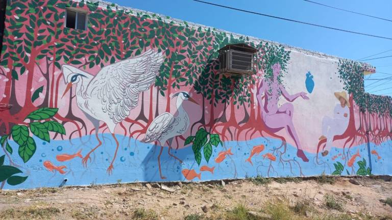 El mural se ubica en la Colonia Insurgentes.