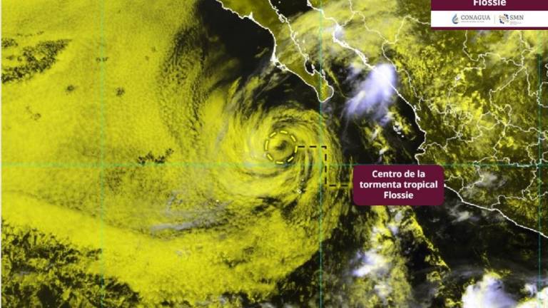 La tormenta tropical Flossie continúa perdiendo fuerza a medida que se aleja de territorio nacional.