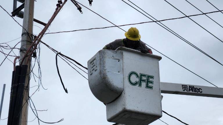 La CFE suspenderá el suministro de electricidad en 12 comunidades de Culiacán como tareas de mantenimiento.