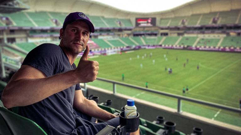 Beñat San José Gil se siente satisfecho por el resultado obtenido por Mazatlán FC en el estadio Azteca, la noche del lunes.
