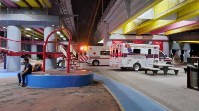 Zona donde falleció el menor.