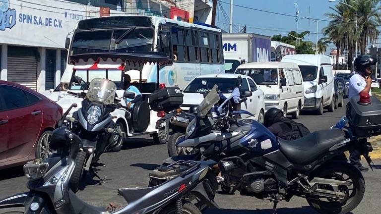 La mujer accidentada.