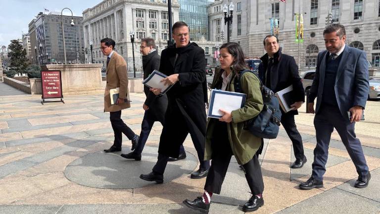 Ebrard se reunió con Howard Lutnick, Secretario de Comercio de los Estados Unidos así como Jamieson Greer de USTR y el Consejo Económico del Presidente, Kevin Hasset.