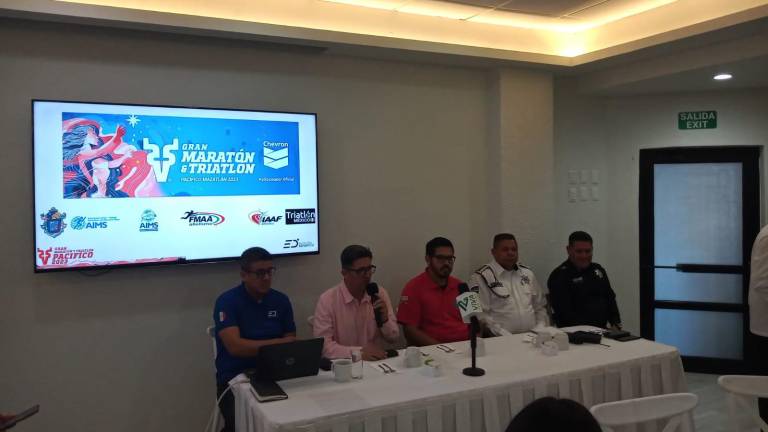 Autoridades municipales dieron los pormenores sobre el cierre de vialidades para la celebración del Gran Maratón y Triatlón Pacífico 2023 de este próximo fin de semana.