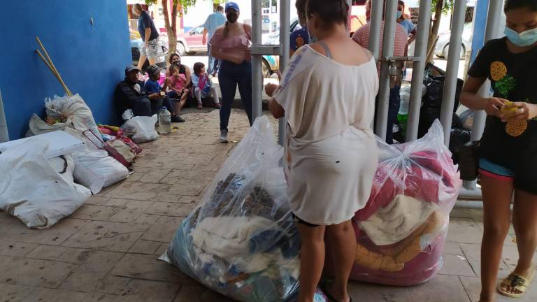 Los damnificados ya retornan a sus casas.