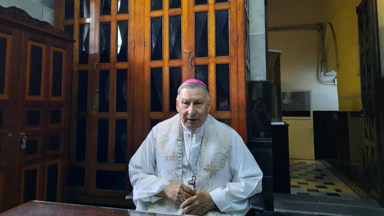 Monseñor Mario Espinosa Contreras, Obispo de la Diócesis de Mazatlán.