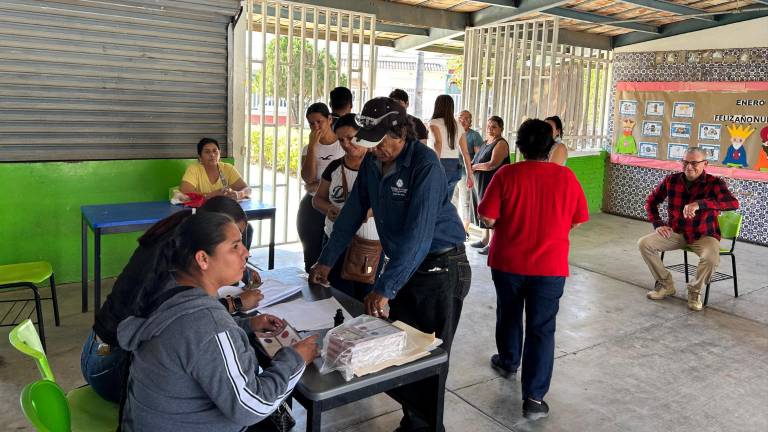 La elección se llevó de manera tranquila y ordenada.