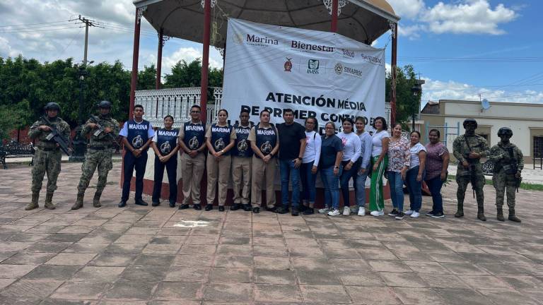Brigadas del Bienestar realizadas en comunidades de Rosario.