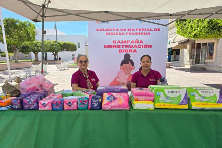 Immu Elota instala centro de acopio como parte de la campaña ‘Menstruación Digna”