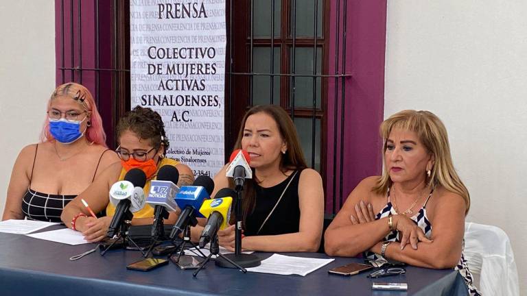 Integrantes del colectivo Mujeres Activas Sinaloenses.