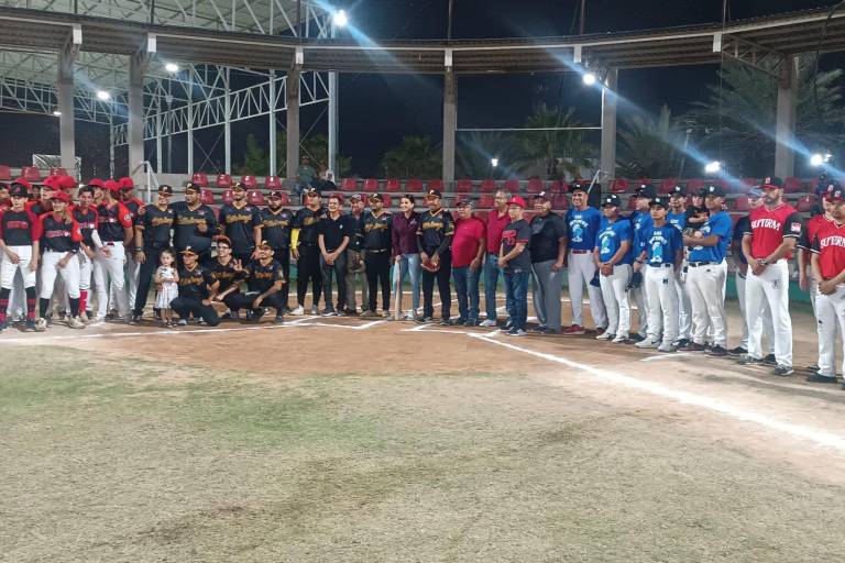 Con homenaje a Marcos Antonio Carvajal Betancourt, inauguran la Liga de Beisbol de Primera Fuerza Nocturna Imdem