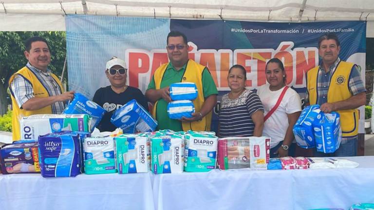 Se logró recaudar un total de 3,388 pañales para los abuelitos.