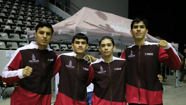 La delegación sinaloense de boxeo disputará tres finales en los Nacionales Conade 2023.