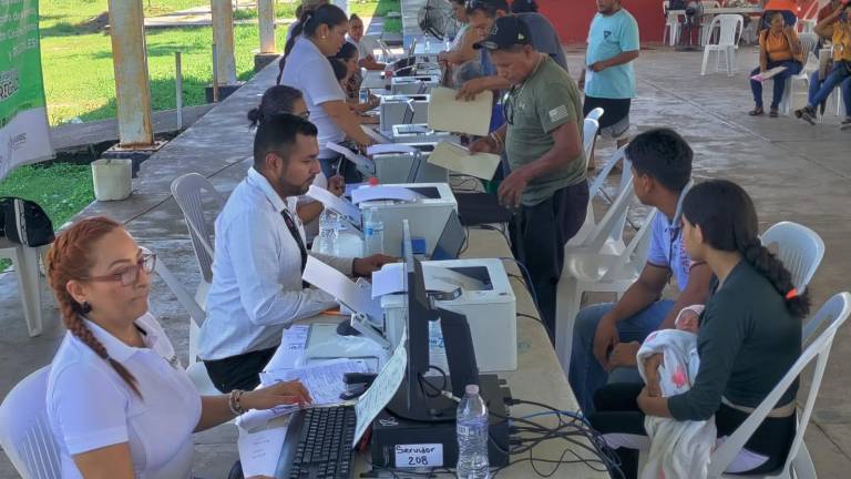 Los habitantes del municipio de Rosario y las comunidades de la zona del Valle fueron los beneficiarios de la jornada de registro civil.