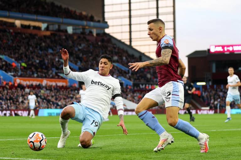 West Ham se desmorona y cae goleado en Villa Park