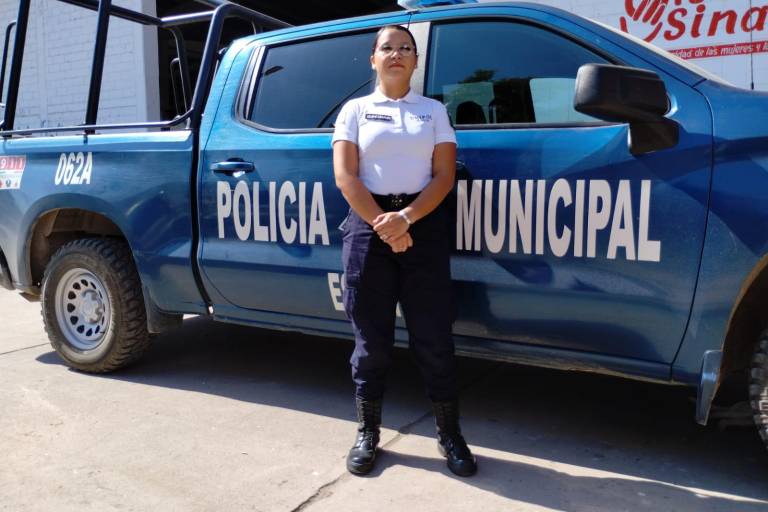 Selene Rosales soñó desde niña ser una mujer policía