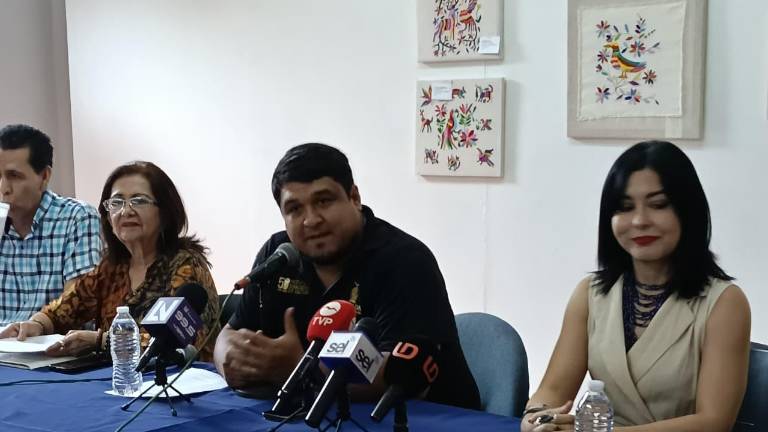 Mario Alberto Chávez Noriega, director del Museo de Arte de Mazatlán, sede de la Delegación Zona Sur del Instituto Sinaloense de Cultura, encabezó la rueda de prensa donde se dieron a conocer las actividades para septiembre.