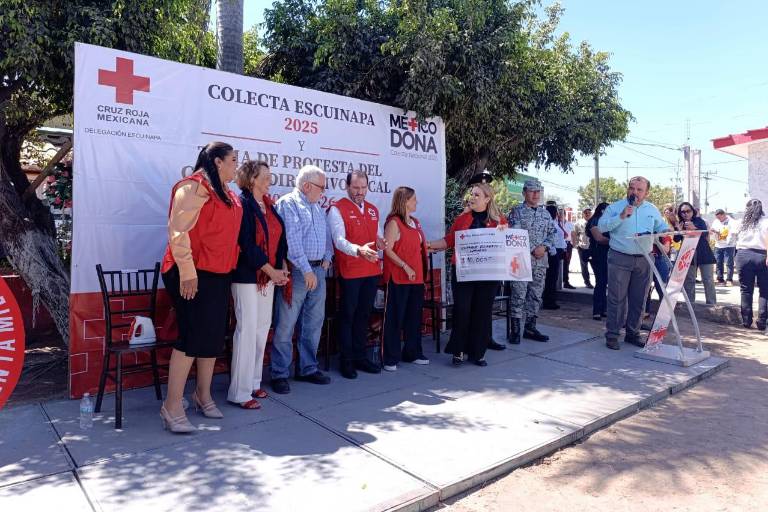 En Escuinapa, Colecta Anual de la Cruz Roja cierra con más de $217 mil